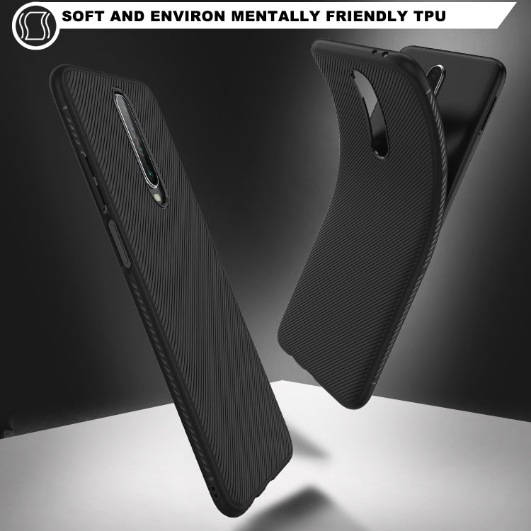 For Xiaomi Redmi K30 Lenuo Leshen Series Stripe Texture TPU Case
