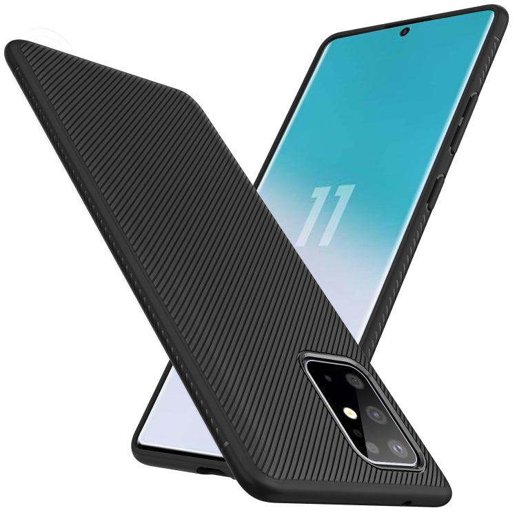 For Galaxy S20+ Lenuo Leshen Series Stripe Texture TPU Case
