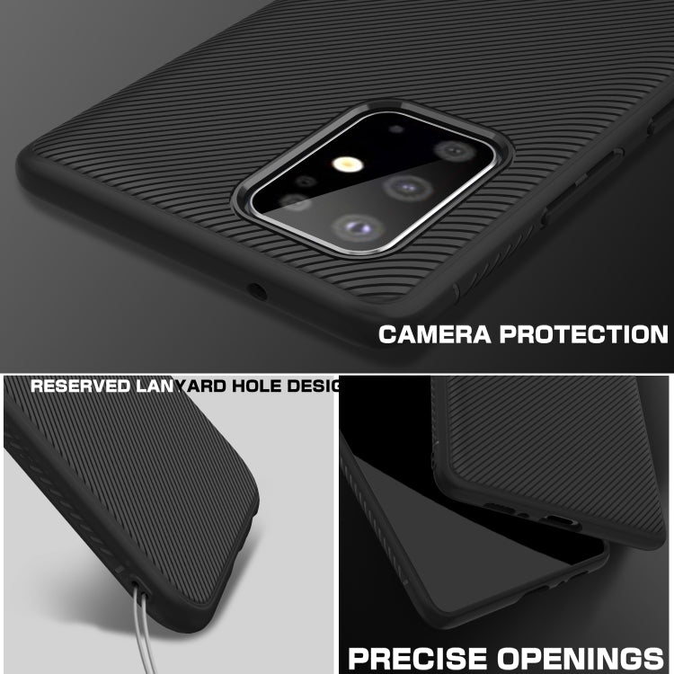 For Galaxy S20+ Lenuo Leshen Series Stripe Texture TPU Case
