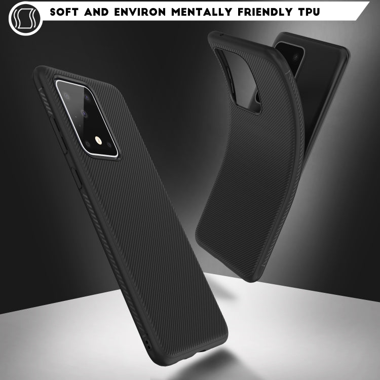 For Galaxy S20 Ultra Lenuo Leshen Series Stripe Texture TPU Case