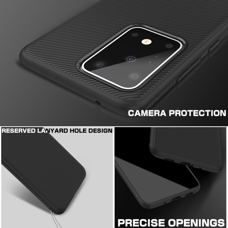 For Galaxy S20 Ultra Lenuo Leshen Series Stripe Texture TPU Case