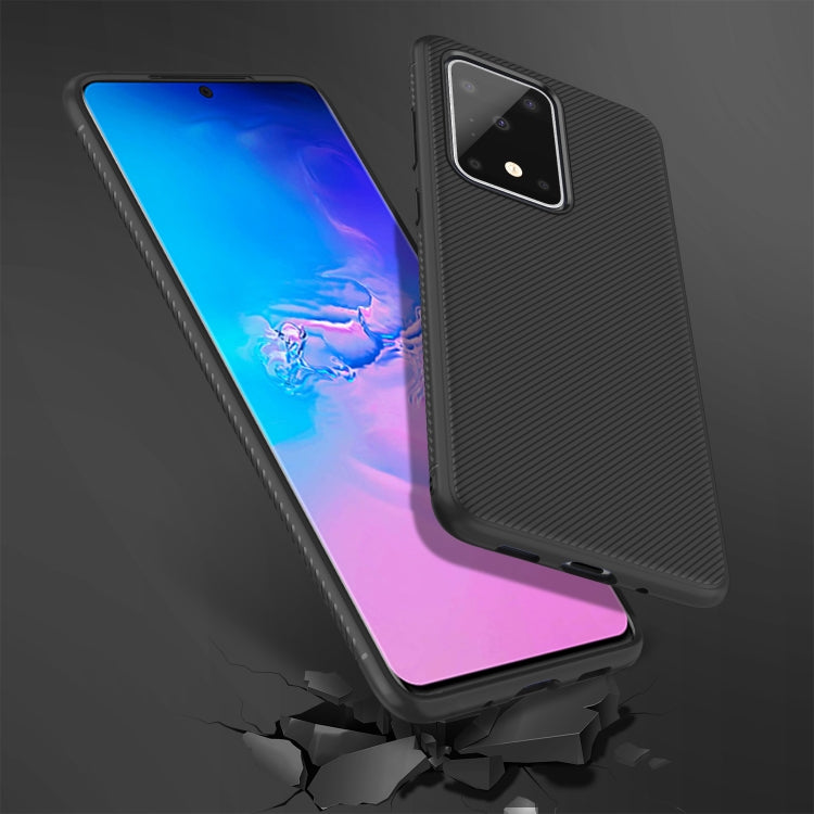 For Galaxy S20 Ultra Lenuo Leshen Series Stripe Texture TPU Case