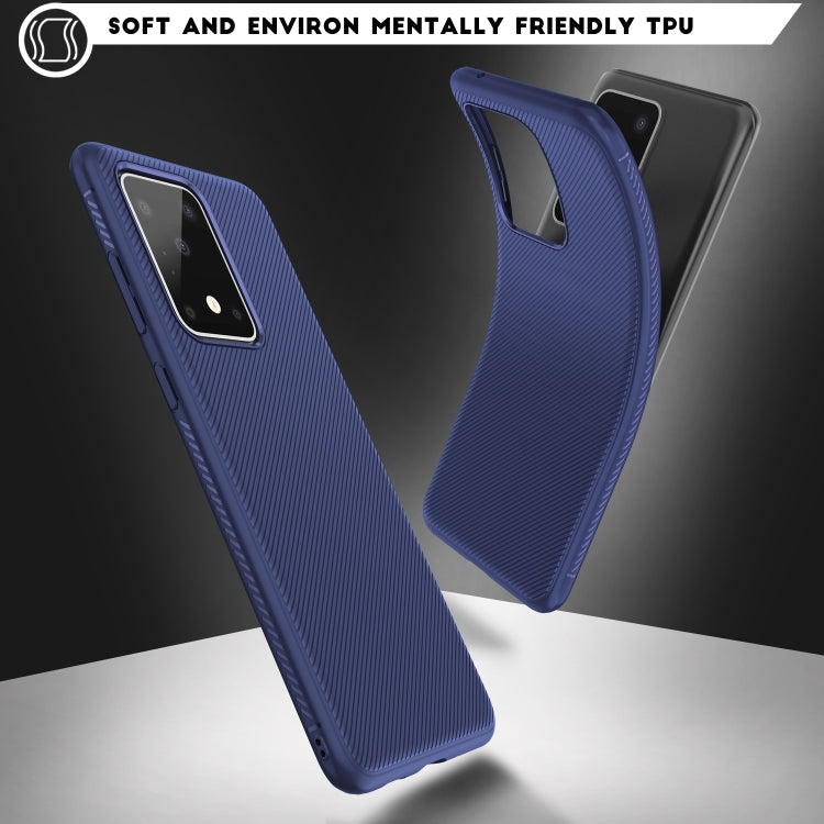 For Galaxy S20 Ultra Lenuo Leshen Series Stripe Texture TPU Case