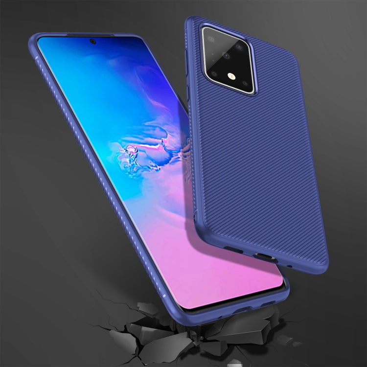 For Galaxy S20 Ultra Lenuo Leshen Series Stripe Texture TPU Case
