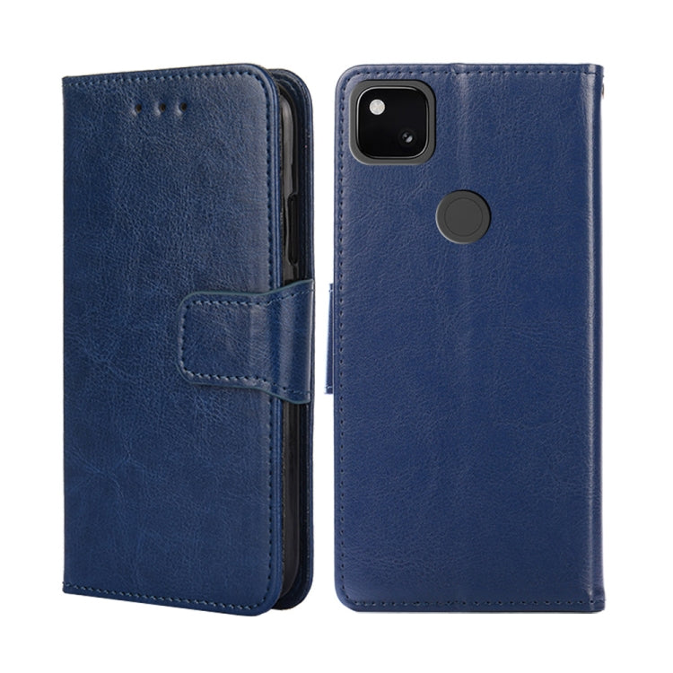For Google Pixel 5 Crystal Texture Leather Phone Case