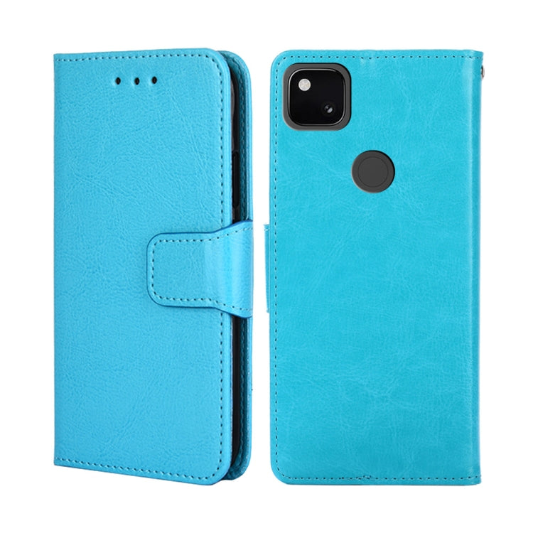For Google Pixel 5 Crystal Texture Leather Phone Case