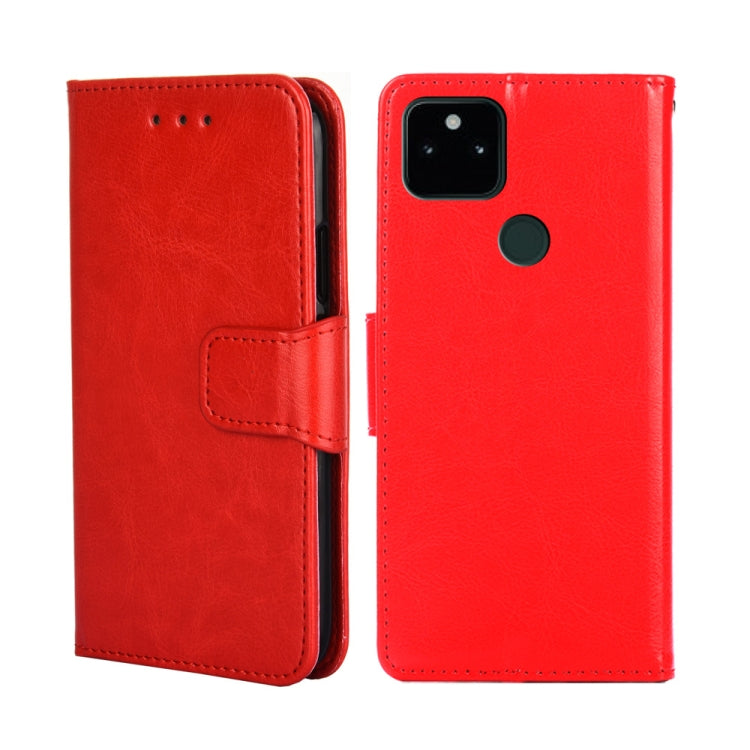 For Google Pixel 5A Crystal Texture Leather Phone Case