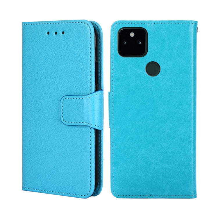 For Google Pixel 5A Crystal Texture Leather Phone Case