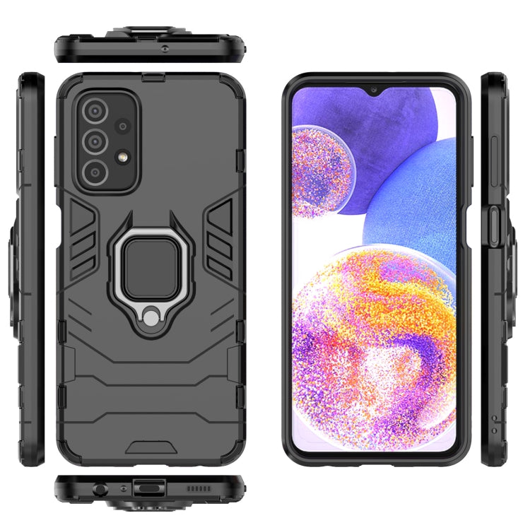 For Samsung Galaxy A23 Magnetic Ring Holder PC + TPU Phone Case