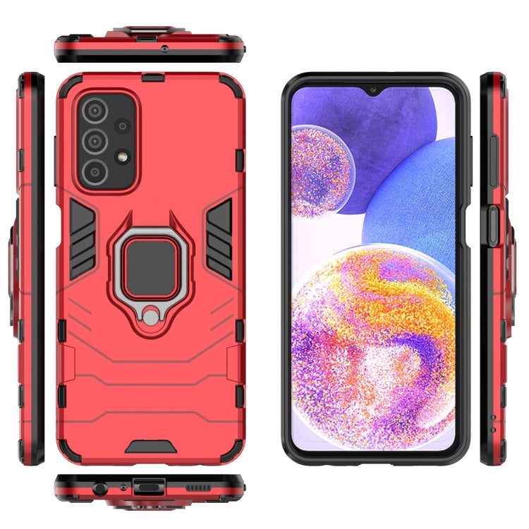 For Samsung Galaxy A23 Magnetic Ring Holder PC + TPU Phone Case