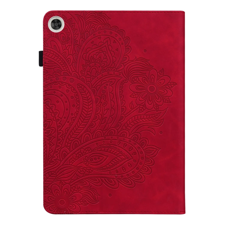 For Huawei Enjoy Tablet 2 10.1 inch Peacock Embossed Pattern TPU + PU Leather Tablet Case