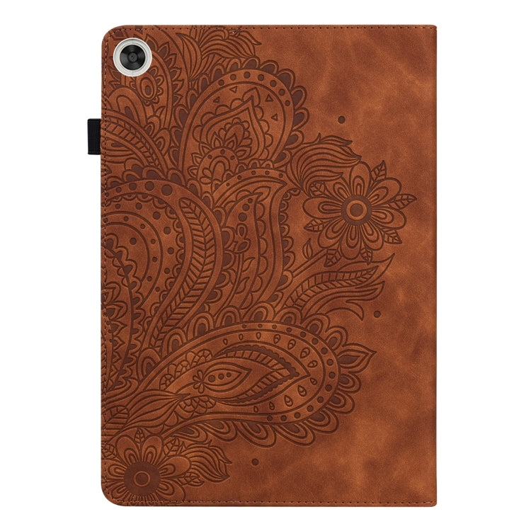 For Huawei Enjoy Tablet 2 10.1 inch Peacock Embossed Pattern TPU + PU Leather Tablet Case