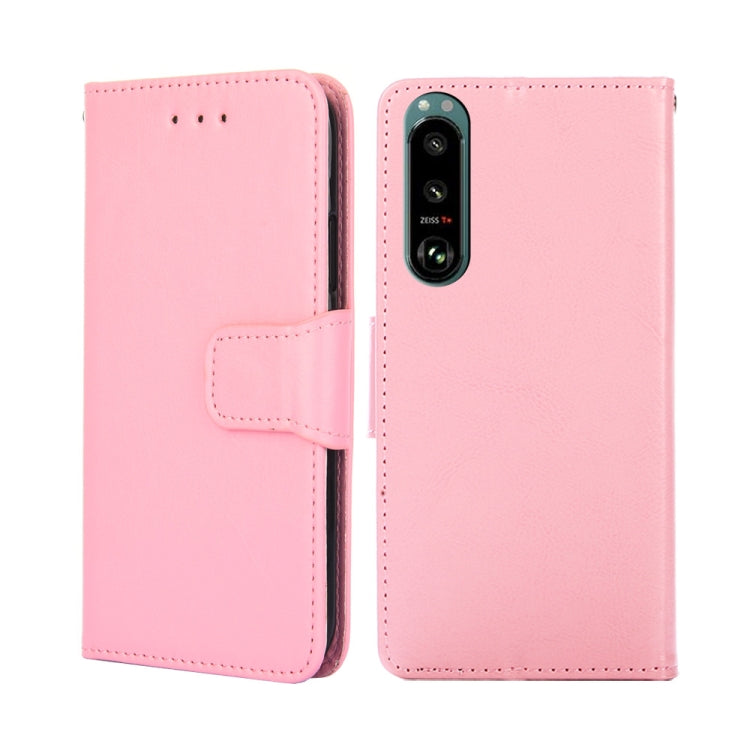 For Sony Xperia 5 III Crystal Texture Leather Phone Case