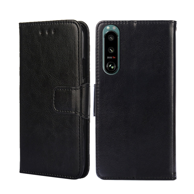 For Sony Xperia 5 III Crystal Texture Leather Phone Case