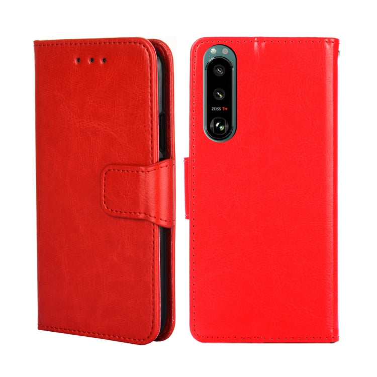 For Sony Xperia 5 III Crystal Texture Leather Phone Case