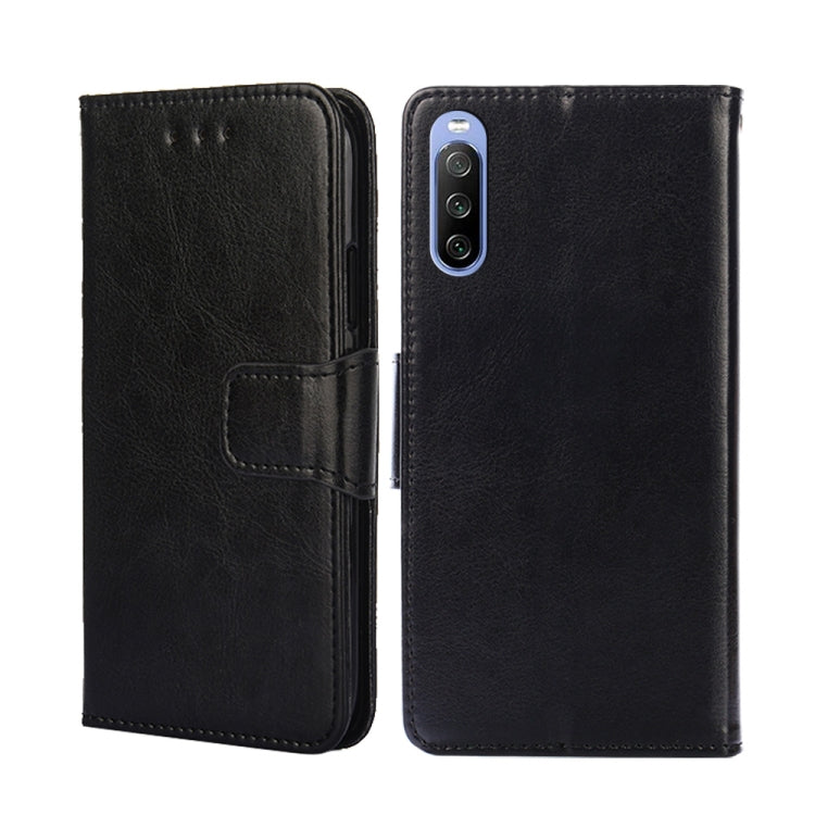 For Sony Xperia 10 III Crystal Texture Leather Phone Case