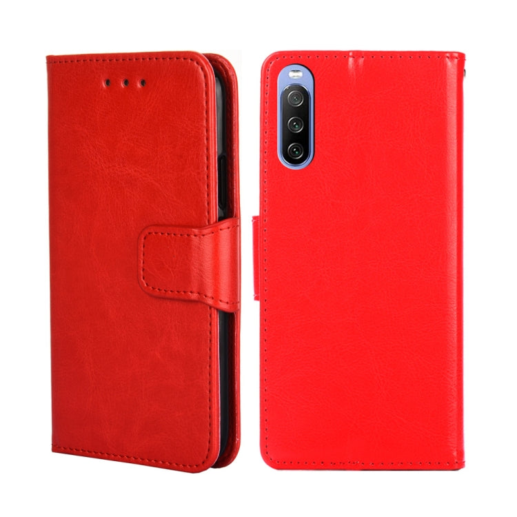 For Sony Xperia 10 III Crystal Texture Leather Phone Case