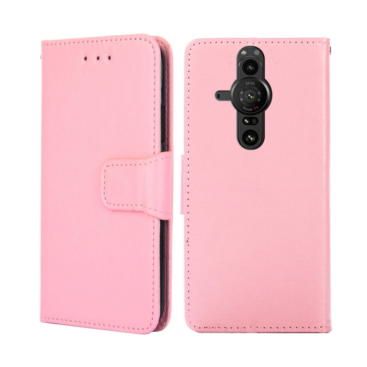 For Sony Xperia Pro-I Crystal Texture Leather Phone Case