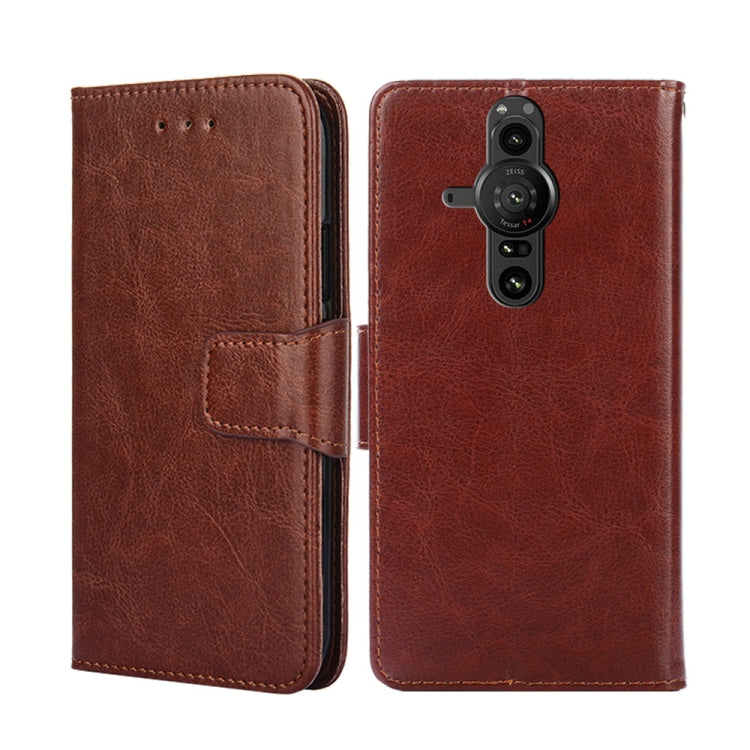 For Sony Xperia Pro-I Crystal Texture Leather Phone Case