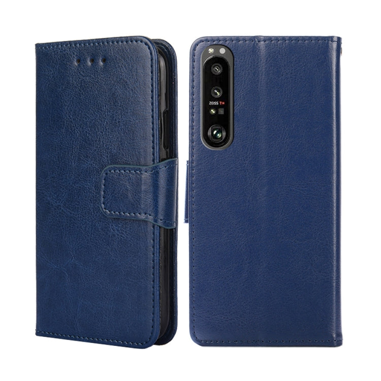 For Sony Xperia 1 III Crystal Texture Leather Phone Case