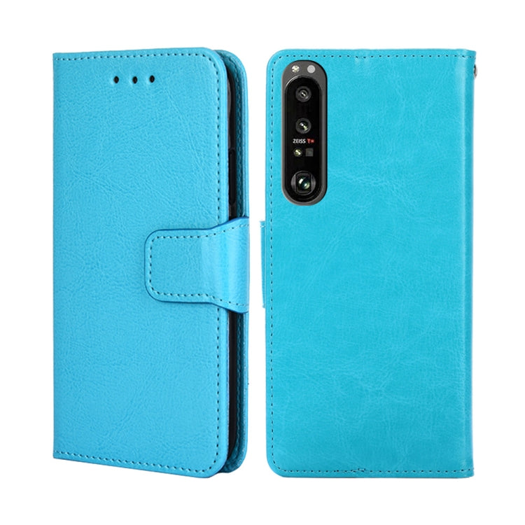 For Sony Xperia 1 III Crystal Texture Leather Phone Case