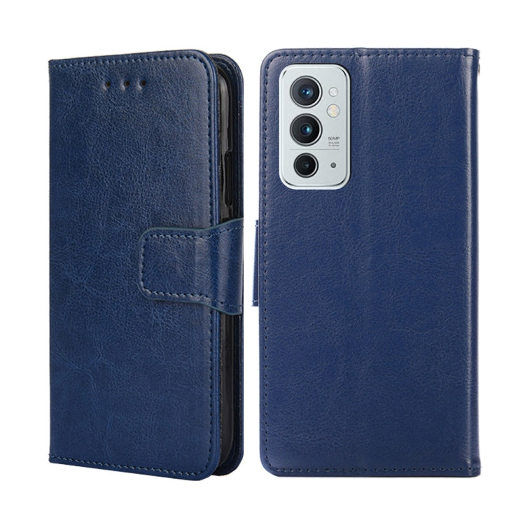 For OnePlus 9RT 5G Crystal Texture Leather Phone Case