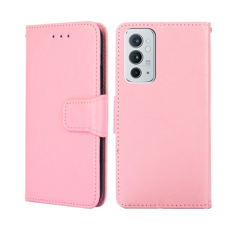 For OnePlus 9RT 5G Crystal Texture Leather Phone Case