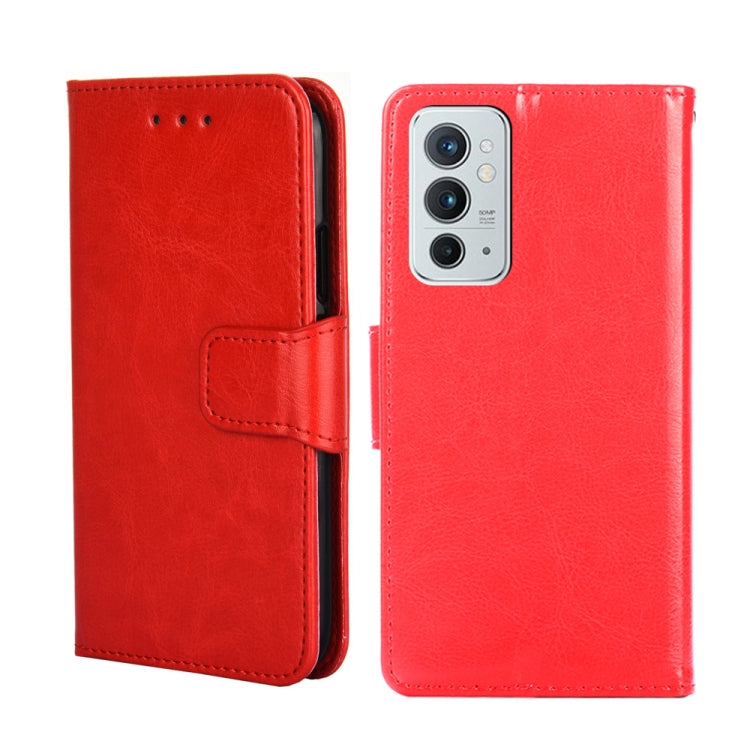 For OnePlus 9RT 5G Crystal Texture Leather Phone Case
