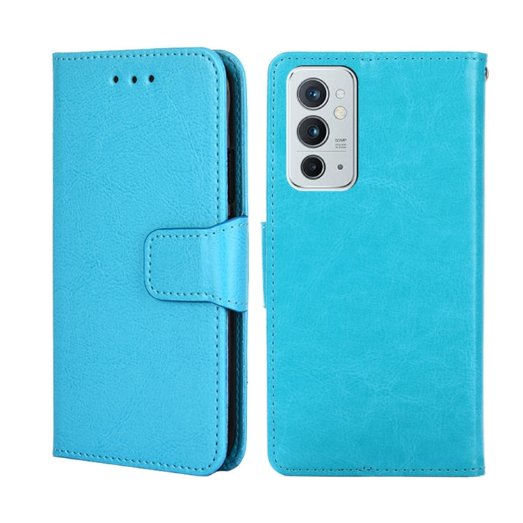 For OnePlus 9RT 5G Crystal Texture Leather Phone Case