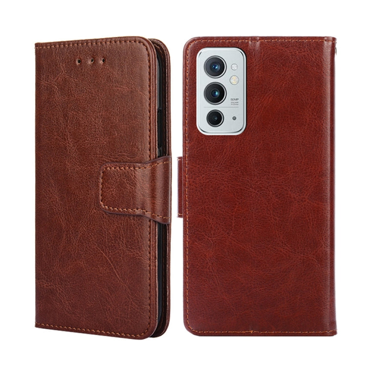 For OnePlus 9RT 5G Crystal Texture Leather Phone Case