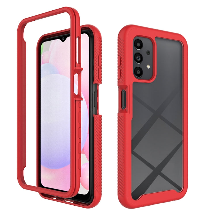 For Samsung Galaxy A13 4G Starry Sky Solid Color Series Shockproof PC + TPU Phone Case