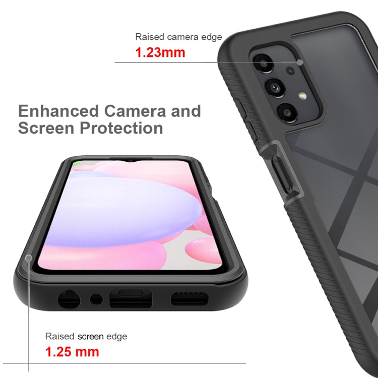 For Samsung Galaxy A13 4G Starry Sky Solid Color Series Shockproof PC + TPU Phone Case