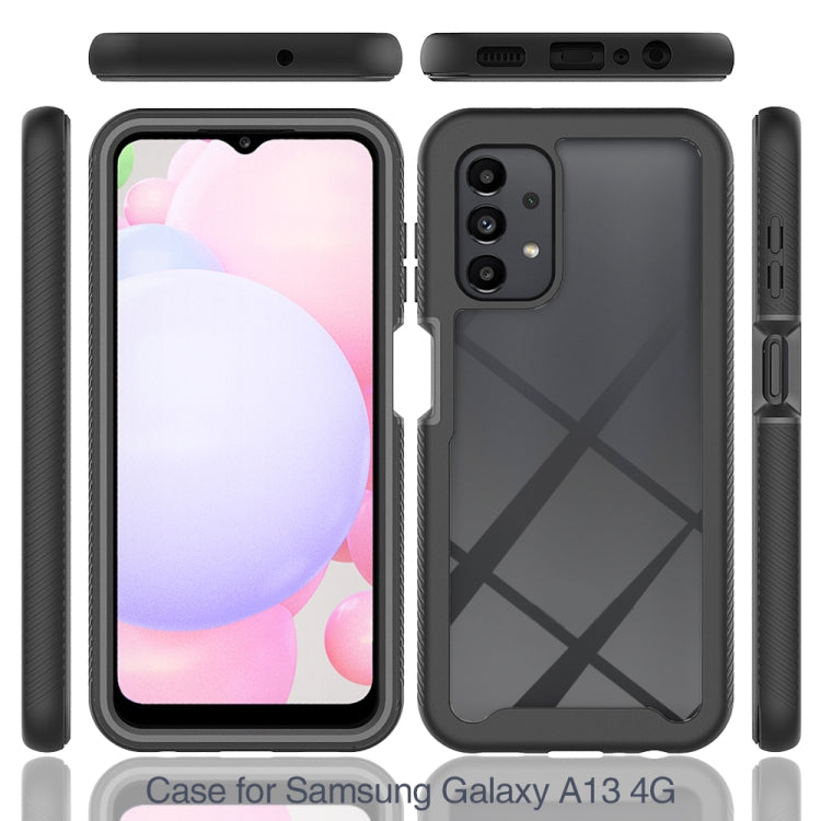 For Samsung Galaxy A13 4G Starry Sky Solid Color Series Shockproof PC + TPU Phone Case