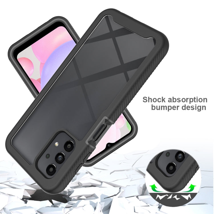 For Samsung Galaxy A13 4G Starry Sky Solid Color Series Shockproof PC + TPU Phone Case