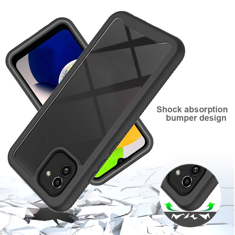 For Samsung Galaxy A03 164mm Starry Sky Solid Color Series Shockproof PC + TPU Phone Case