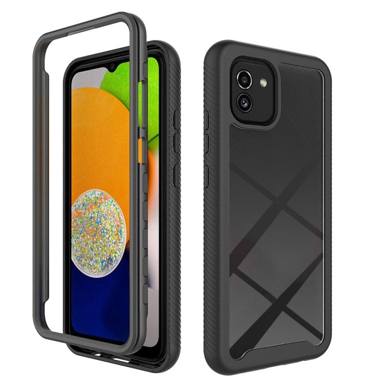 For Samsung Galaxy A03 164mm Starry Sky Solid Color Series Shockproof PC + TPU Phone Case
