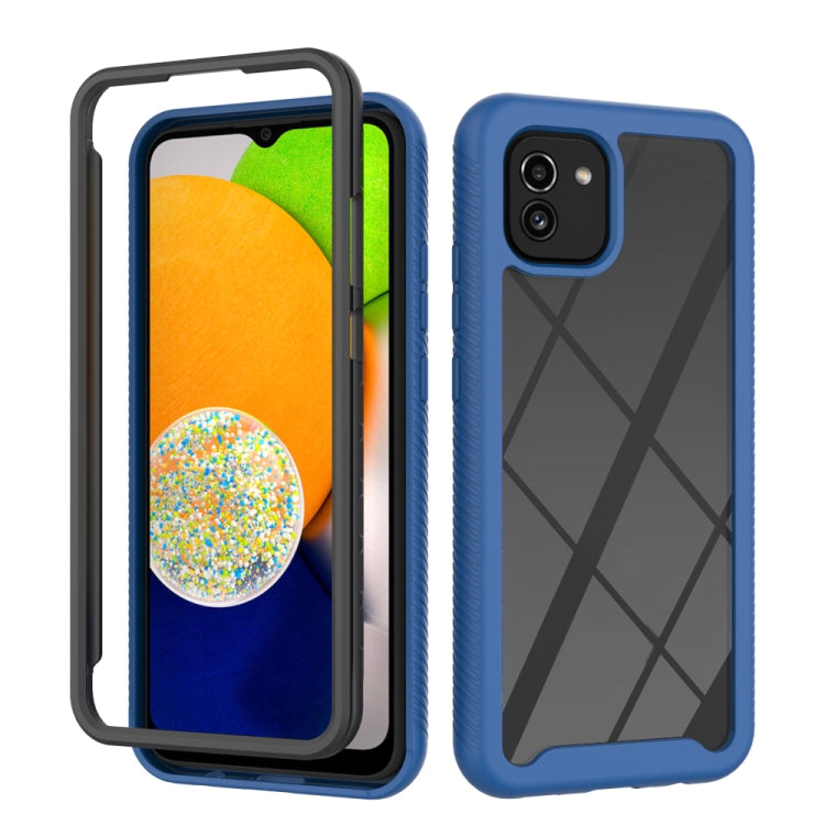 For Samsung Galaxy A03 166mm Starry Sky Solid Color Series Shockproof PC + TPU Phone Case