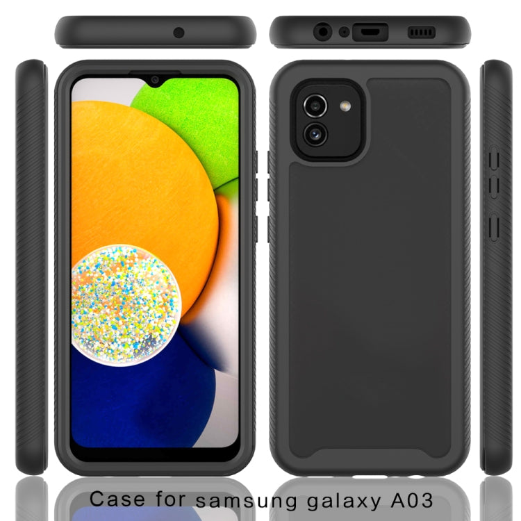For Samsung Galaxy A03 166mm Starry Sky Solid Color Series Shockproof PC + TPU Phone Case