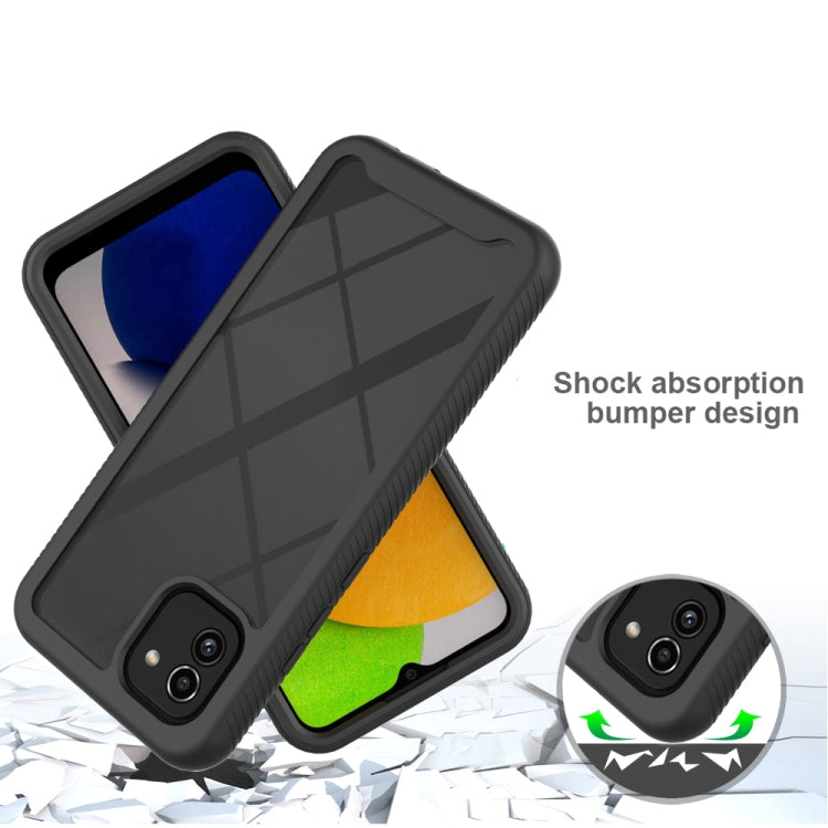For Samsung Galaxy A03 166mm Starry Sky Solid Color Series Shockproof PC + TPU Phone Case