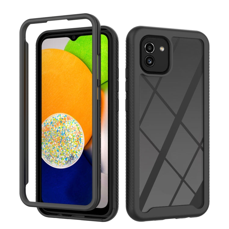For Samsung Galaxy A03 166mm Starry Sky Solid Color Series Shockproof PC + TPU Phone Case