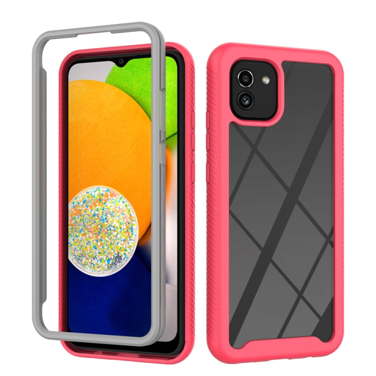 For Samsung Galaxy A03 166mm Starry Sky Solid Color Series Shockproof PC + TPU Phone Case