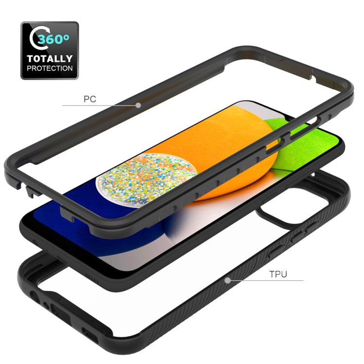 For Samsung Galaxy A03 166mm Starry Sky Solid Color Series Shockproof PC + TPU Phone Case
