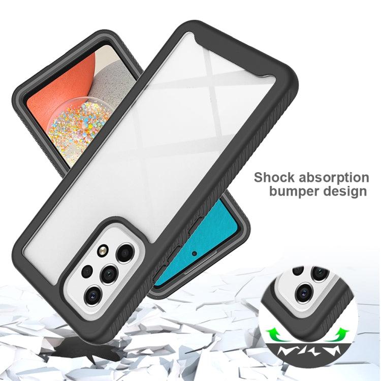 For Samsung Galaxy A53 5G Starry Sky Solid Color Series Shockproof PC + TPU Phone Case