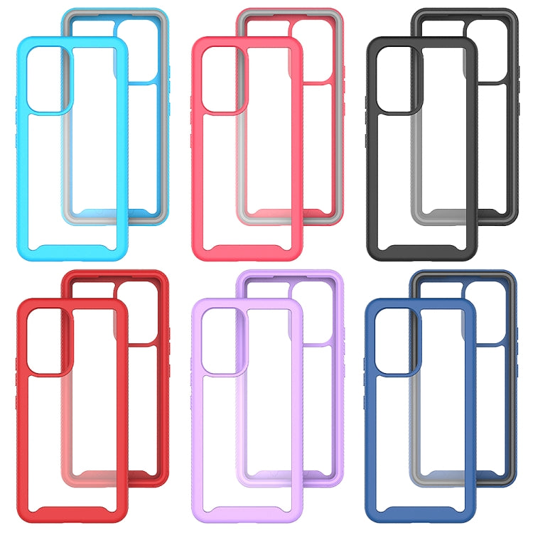 For Samsung Galaxy A53 5G Starry Sky Solid Color Series Shockproof PC + TPU Phone Case