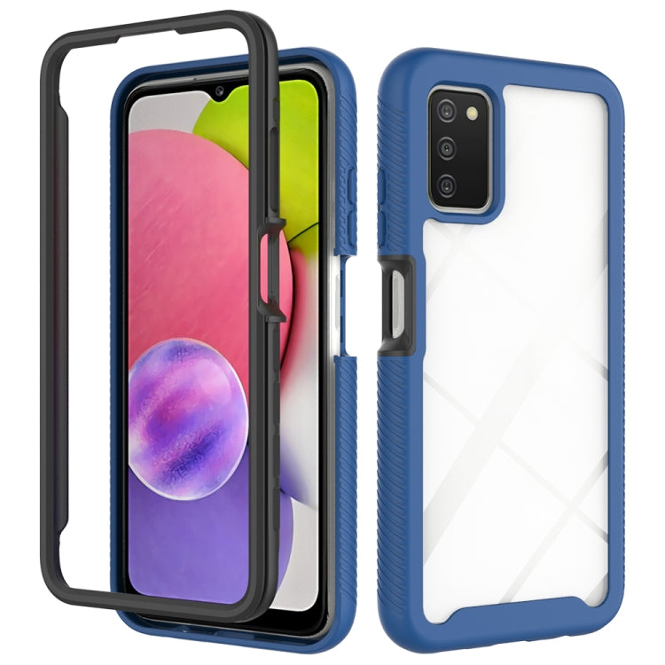 For Samsung Galaxy A03s 164mm Starry Sky Solid Color Series Shockproof PC + TPU Phone Case