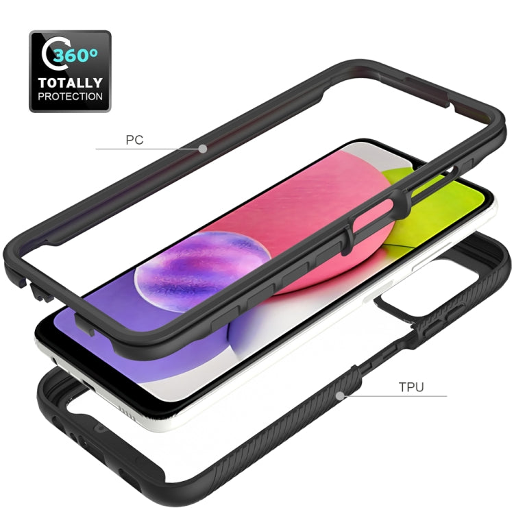 For Samsung Galaxy A03s 164mm Starry Sky Solid Color Series Shockproof PC + TPU Phone Case