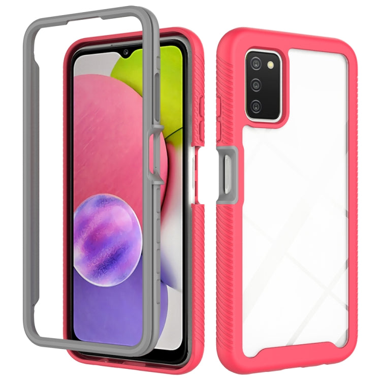 For Samsung Galaxy A03s 164mm Starry Sky Solid Color Series Shockproof PC + TPU Phone Case
