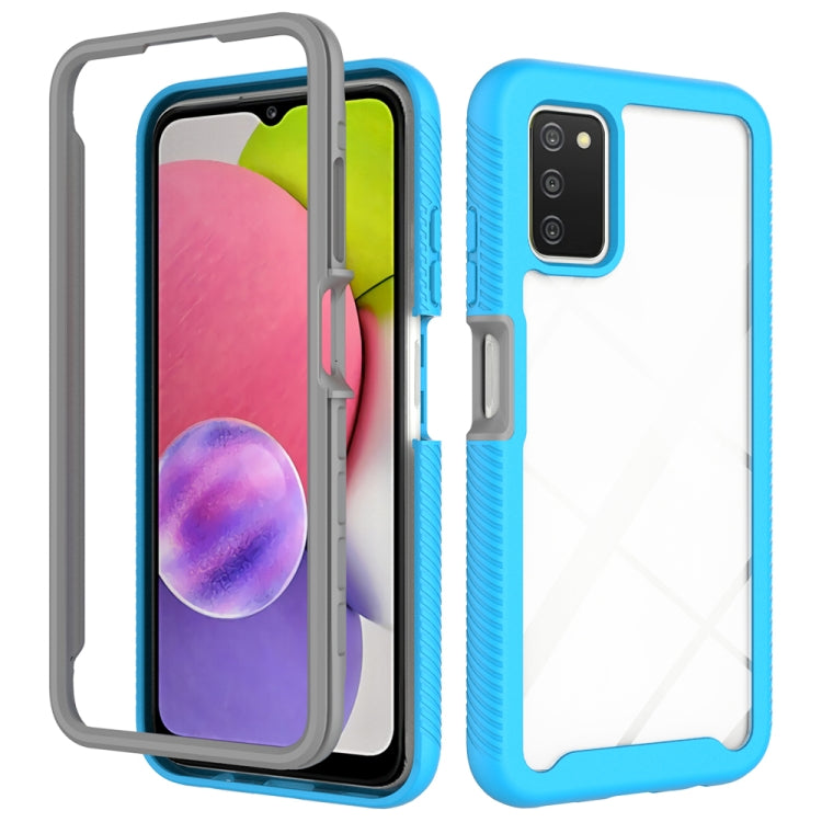 For Samsung Galaxy A03s 164mm Starry Sky Solid Color Series Shockproof PC + TPU Phone Case