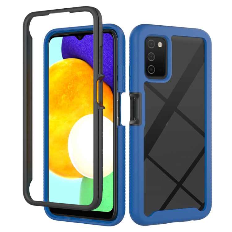 For Samsung Galaxy A03s 166mm Starry Sky Solid Color Series Shockproof PC + TPU Phone Case