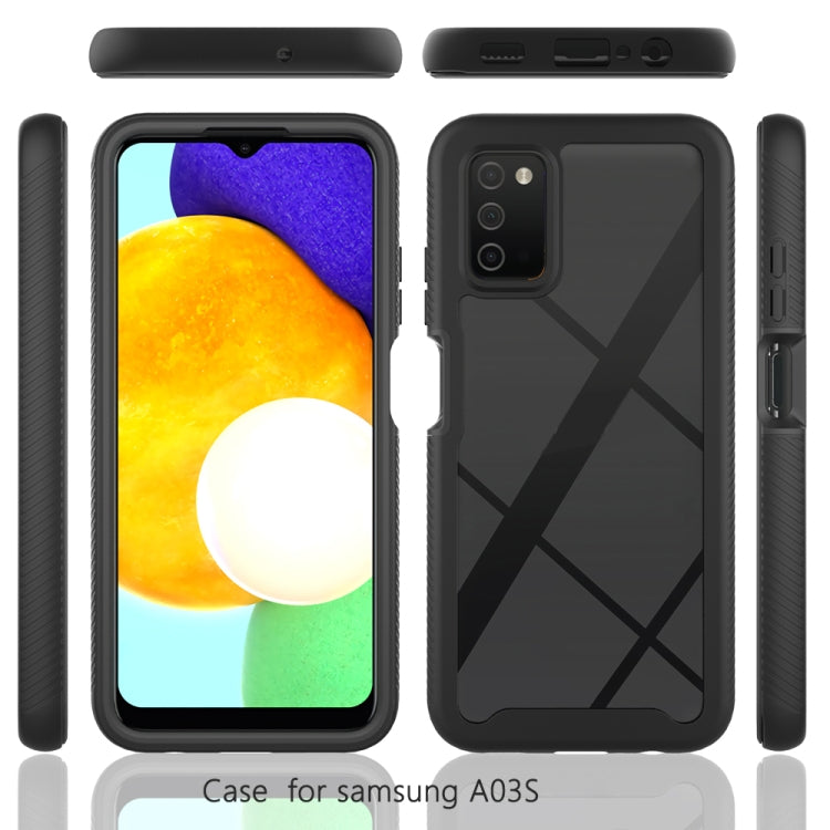 For Samsung Galaxy A03s 166mm Starry Sky Solid Color Series Shockproof PC + TPU Phone Case
